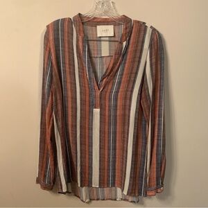 Just Female Stipy Shirt Viscose Long Sleeve S